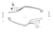 Load image into Gallery viewer, 4 Hole Hand Lever Set Chrome