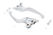 Load image into Gallery viewer, 4 Hole Hand Lever Set Chrome