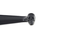 Load image into Gallery viewer, Black Contour Hand Lever Set with Skull Ends