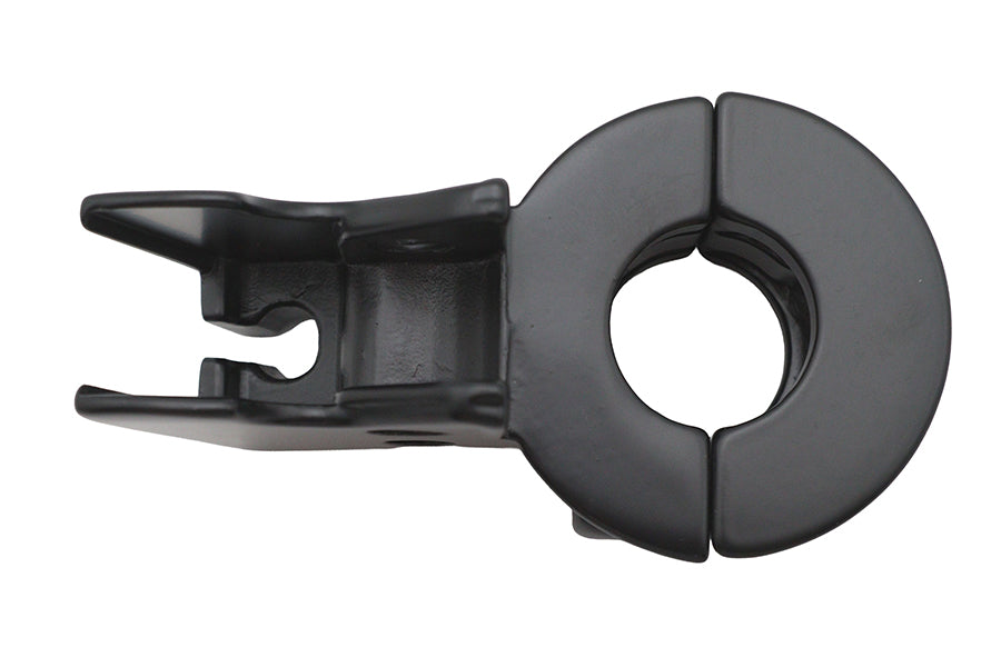 Hand Lever Bracket with Clamp Black