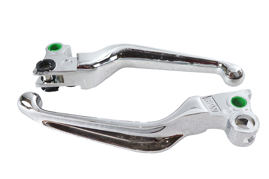 Chrome Contour Hand Lever Set