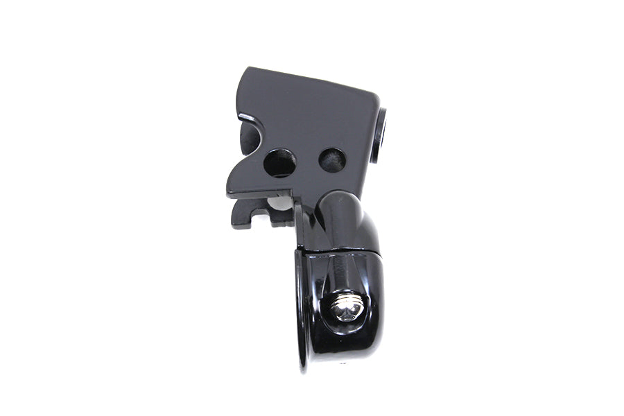 Clutch Hand Lever Bracket with Clamp Black