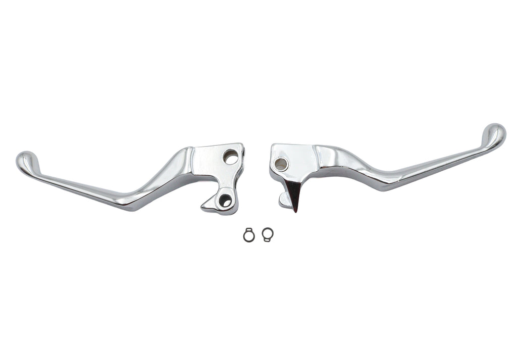 Chrome V-Cut Hand Lever Set