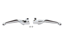 Load image into Gallery viewer, Chrome V-Cut Hand Lever Set