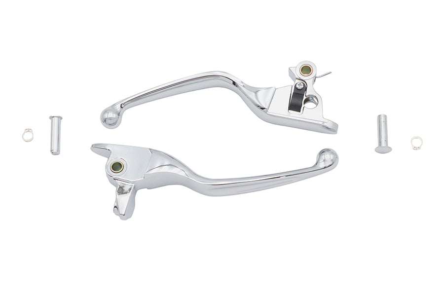 M8 Brake and Clutch Lever Set Chrome