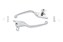 Load image into Gallery viewer, M8 Brake and Clutch Lever Set Chrome