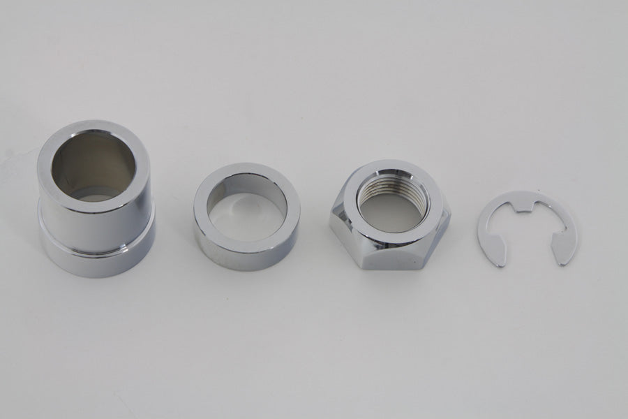 Rear Axle Nut Kit Chrome