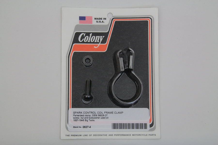 Parkerized Spark Control Coil Frame Clamp
