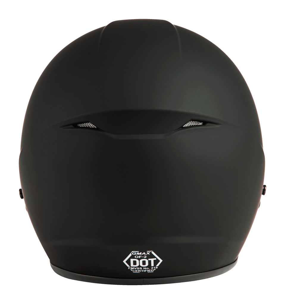 Of 2 Open Face Helmet Matte Black Xs