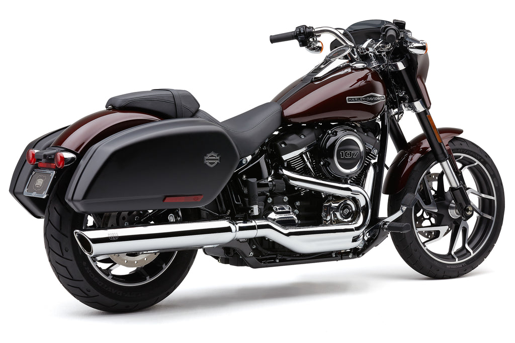 909 Twins 4" Slip Ons Chrome Flsb 18 25