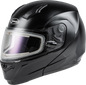 Md 04s Modular Snow Helmet W/Electric Shield Black Sm