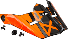 Load image into Gallery viewer, Visor W/Screws Mega Mx 46 Black/Orange/Silver Xs Sm