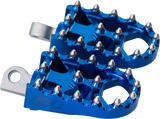 Flo Motorsports Moto Style Footpeg Set Blue 2