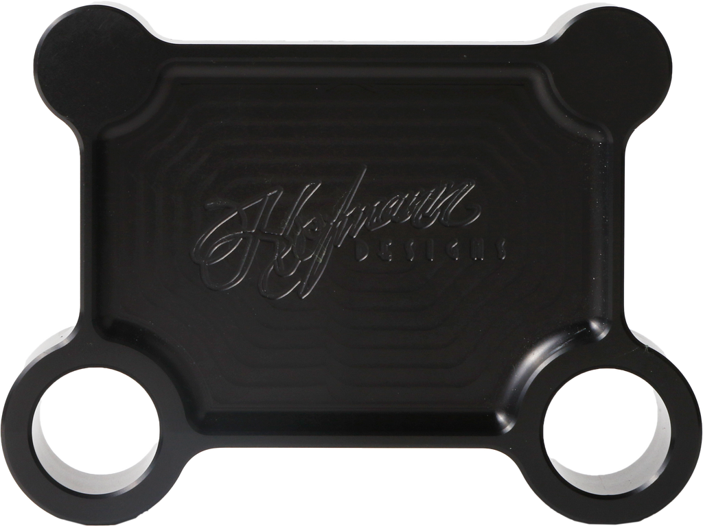 H/D Billet Pull Back Plate Black Batwing