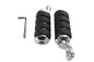 Large Chrome Cats Paw Footpeg Set