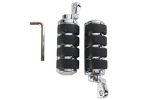 Load image into Gallery viewer, Large Chrome Cats Paw Footpeg Set