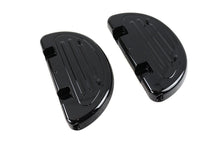 Load image into Gallery viewer, OE Gloss Black Passenger Half Moon Footboard Set