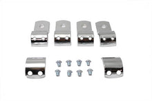 Load image into Gallery viewer, Chrome 1-1/8 inch Footpeg Mount Clamp Set