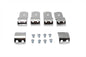 Chrome 1-1/8 inch Footpeg Mount Clamp Set