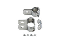 Load image into Gallery viewer, Chrome 1-1/8 inch Footpeg Mount Clamp Set