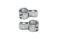 Chrome 1-1/4 inch Footpeg Mount Clamp Set