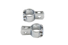 Load image into Gallery viewer, Chrome 1-1/2 inch Footpeg Mount Clamp Set