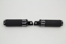 Load image into Gallery viewer, Black Clear Cut Style Footpeg Set