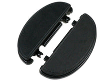Load image into Gallery viewer, Black Driver Half Moon Footboard Set