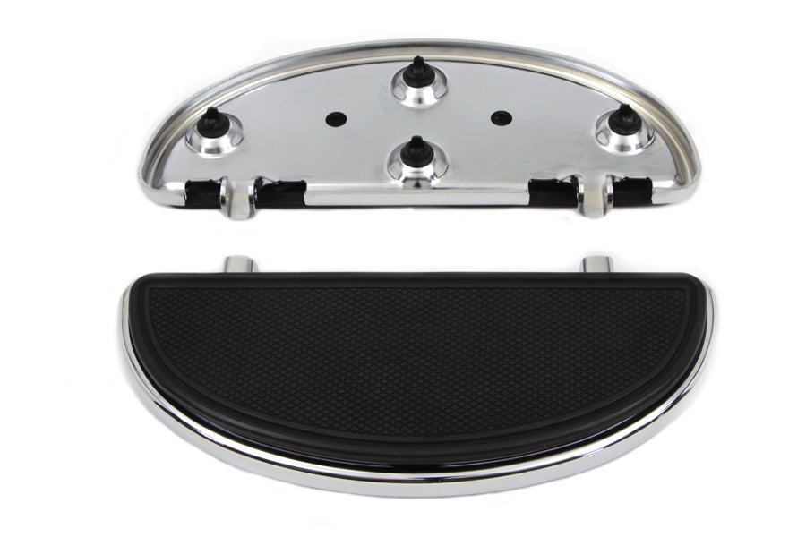 Chrome Driver Half Moon Footboard Set