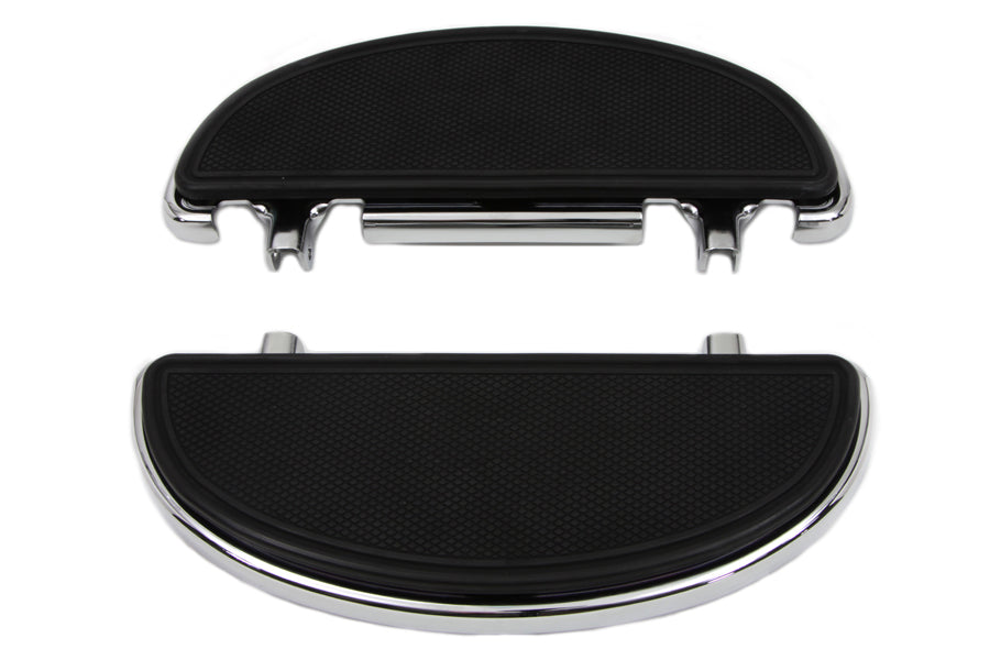 Chrome Driver Half Moon Footboard Set