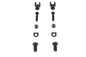 Footpeg Mount Yoke Set Black