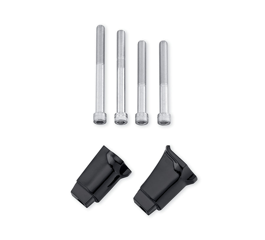 Passenger Footboard Adapter Set Black
