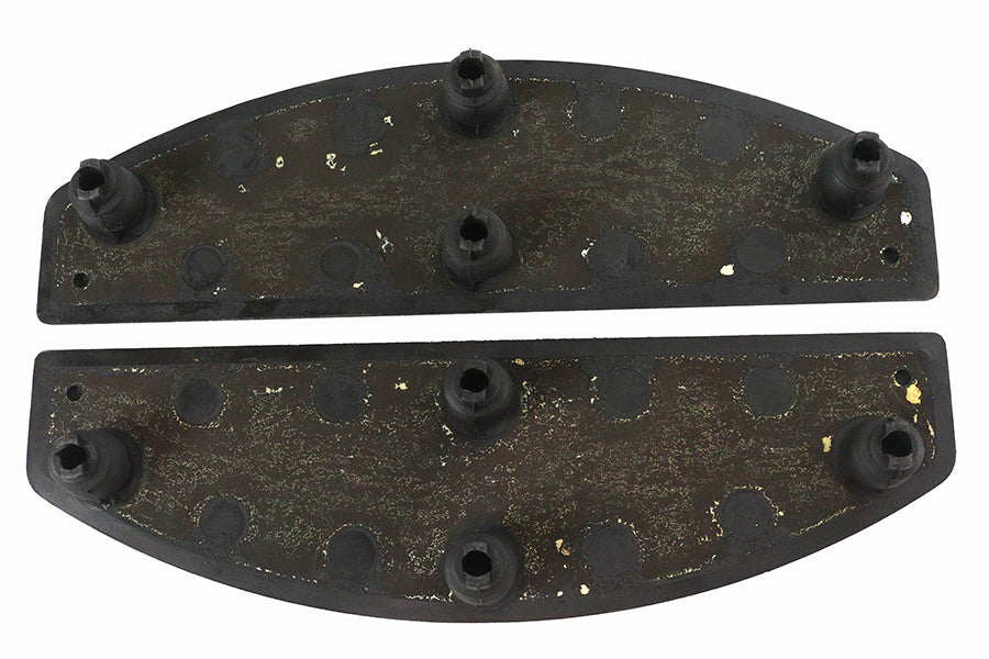M8 Footboard ISO Black Rubber Pad Set