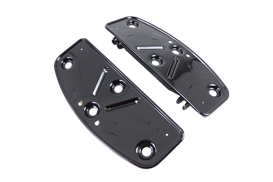 OE Driver Footboard Set Black 'D' Shape