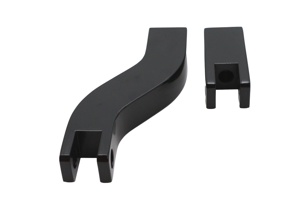 Rear Passenger Footpeg Mount Set Black