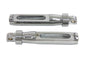 Chrome Batique Style Footpeg Set
