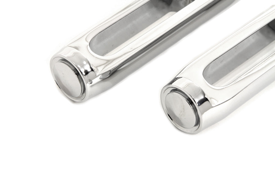 Chrome Batique Style Footpeg Set