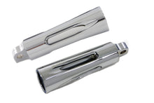 Load image into Gallery viewer, Chrome Milled Style Footpeg Set