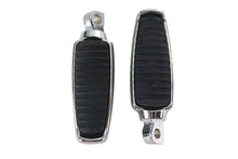 Load image into Gallery viewer, Chrome Footpeg Set with Rubber Inlay