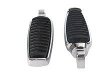 Load image into Gallery viewer, Chrome Footpeg Set with Rubber Inlay