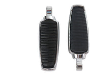 Load image into Gallery viewer, Chrome Footpeg Set with Rubber Inlay