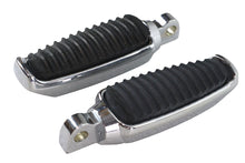 Load image into Gallery viewer, Chrome Footpeg Set with Rubber Inlay