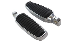 Load image into Gallery viewer, Chrome Footpeg Set with Rubber Inlay