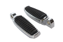 Load image into Gallery viewer, Chrome Footpeg Set with Rubber Inlay