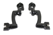 Load image into Gallery viewer, Highway Bar Footpeg Mount Set Black