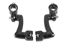 Load image into Gallery viewer, Highway Bar Footpeg Mount Set Black
