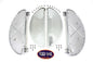 Half Moon Footboard Set Chrome