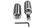 Chrome Railer Style Footpeg Set