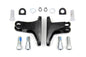 Black Rear Passenger Mini Footboard Mount Kit