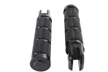 Load image into Gallery viewer, Black Retro Driver Footpeg Set